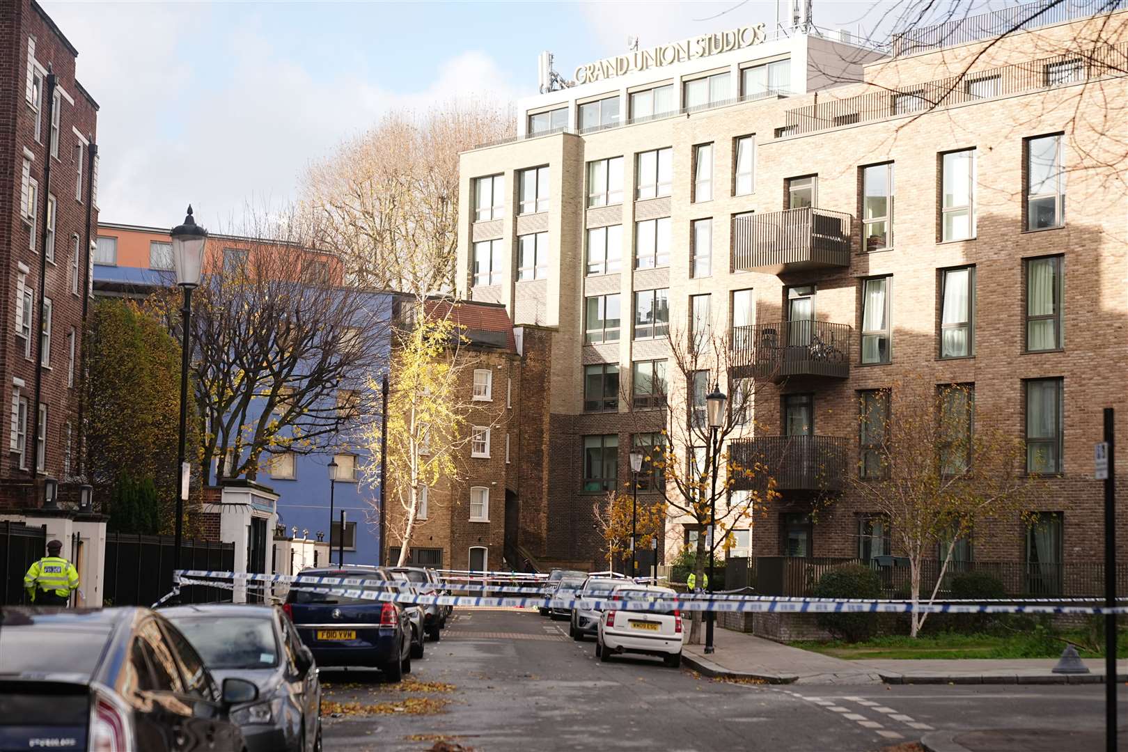 A police cordon at the scene in Ladbroke Grove, west London (Aaron Chown/PA)