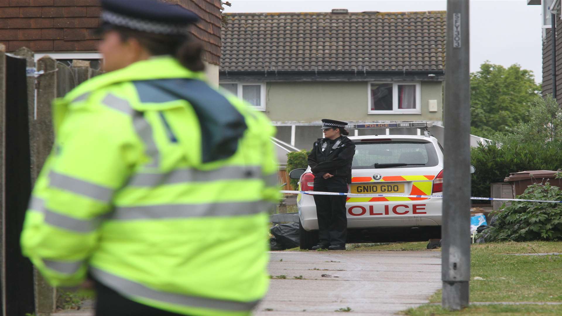 The area was cordoned off. Picture: John Westhrop