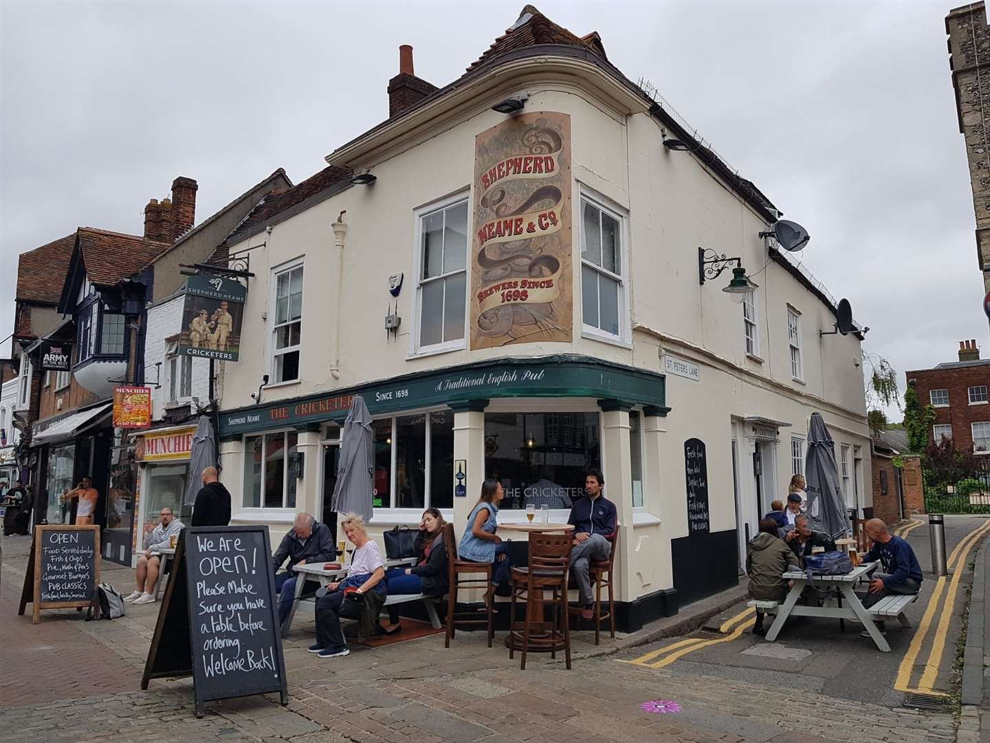 The Cricketers in Canterbury on Super Saturday