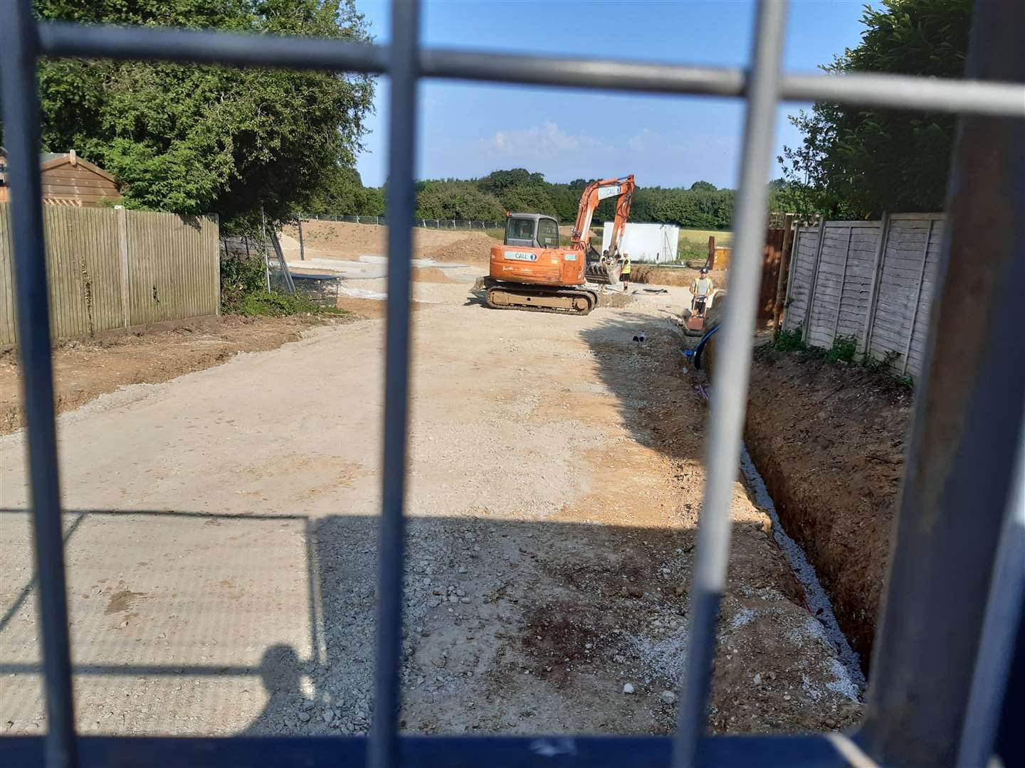 Construction has already begun on the site
