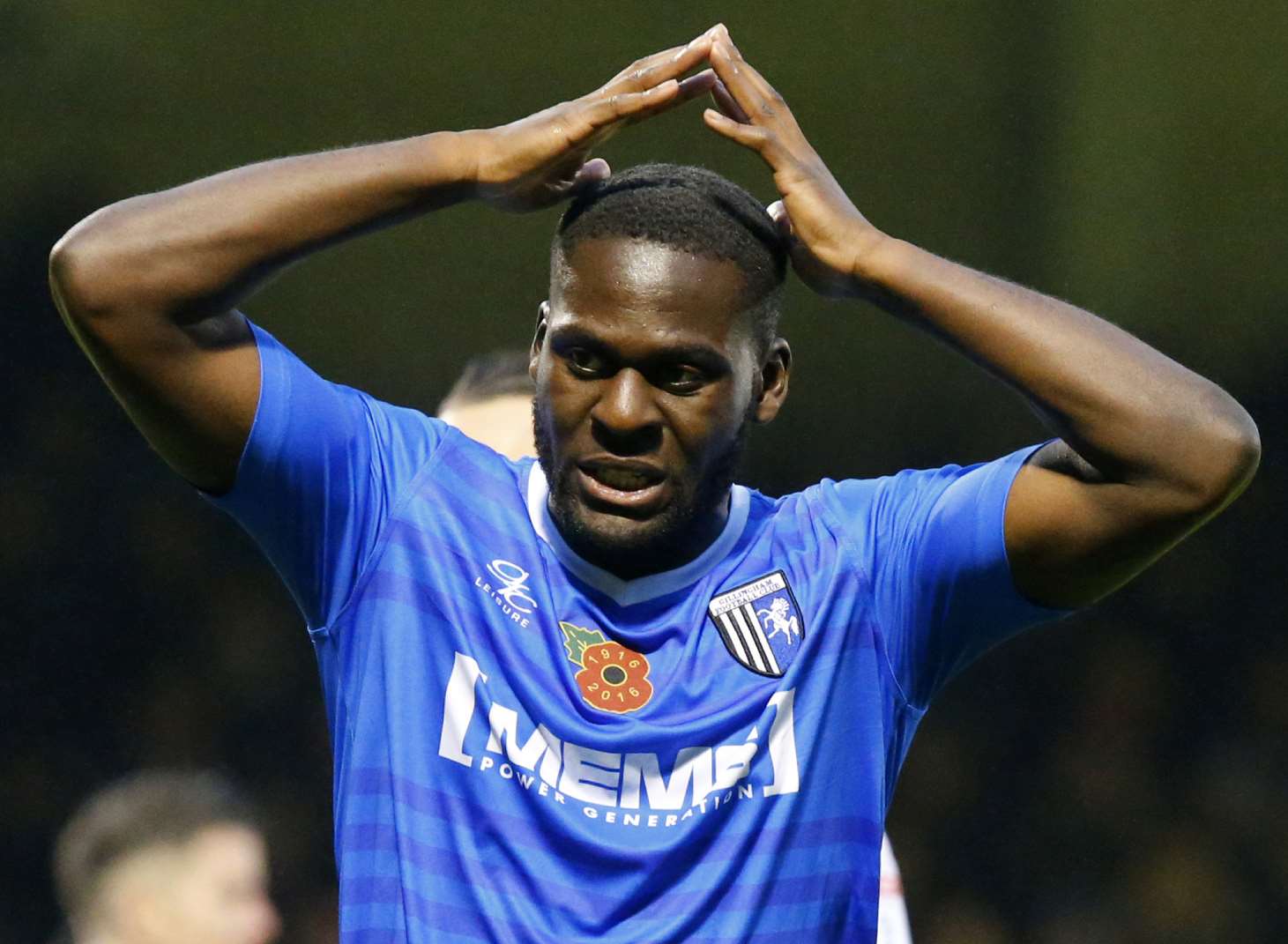 Frank Nouble missed the defeat at Brackley with a tight hamstring Picture: Andy Jones