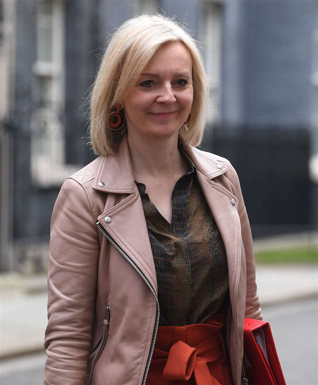 International Development Secretary Liz Truss was seen wearing a mask (Victoria Jones/PA)