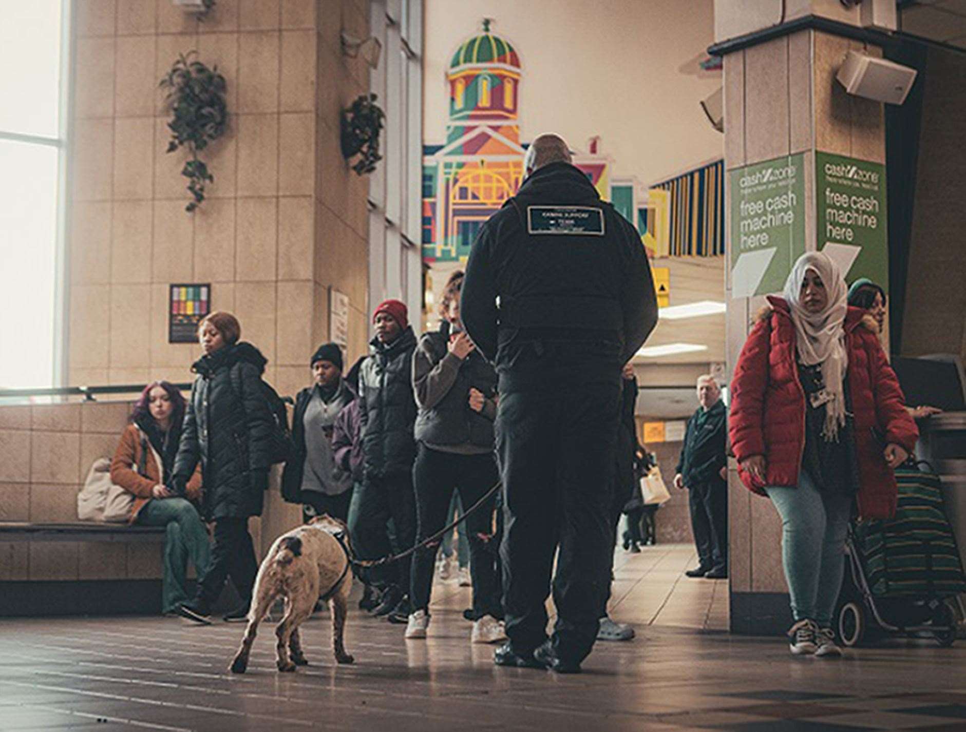 A Cleveland Police officer on patrol during County Lines Intensification Week in March (Cleveland Police/PA)