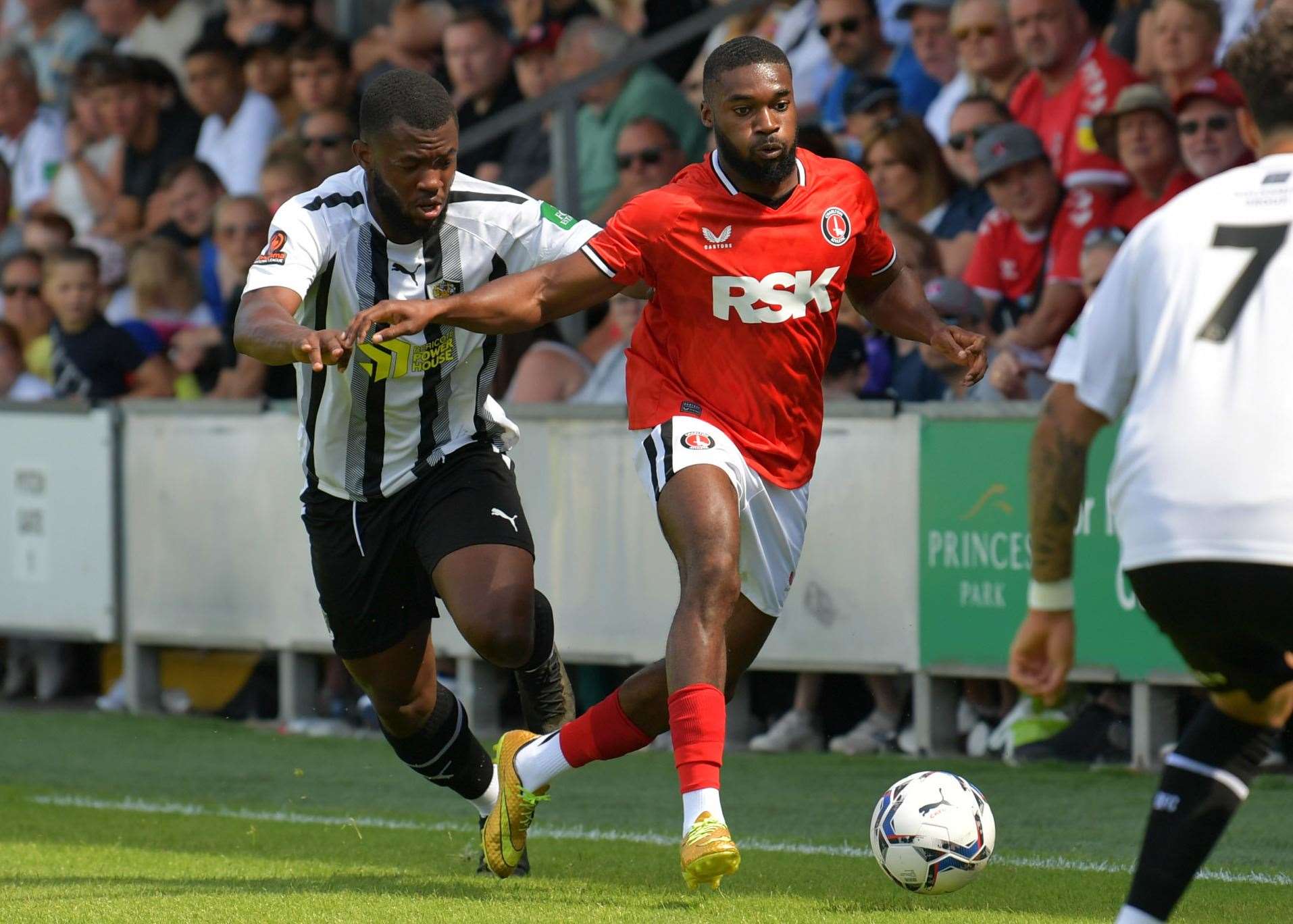 Promising young Dartford defender Sam Odaudu is nearing a return to full fitness. Picture: Keith Gillard