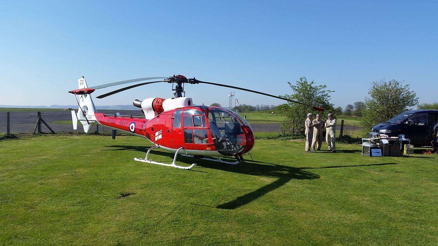 Ian Kerr-Bonner will be flown into Maidstone in a Gazelle Squadron helicopter