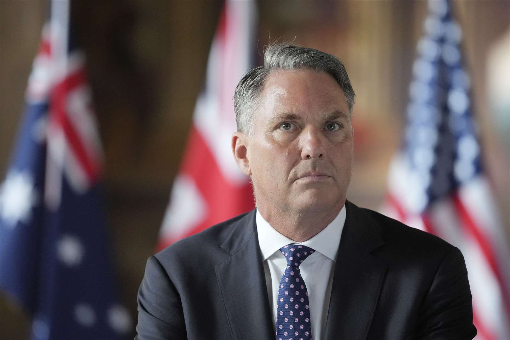 Australian defence minister Richard Marles is visiting London (Kin Cheung/PA)