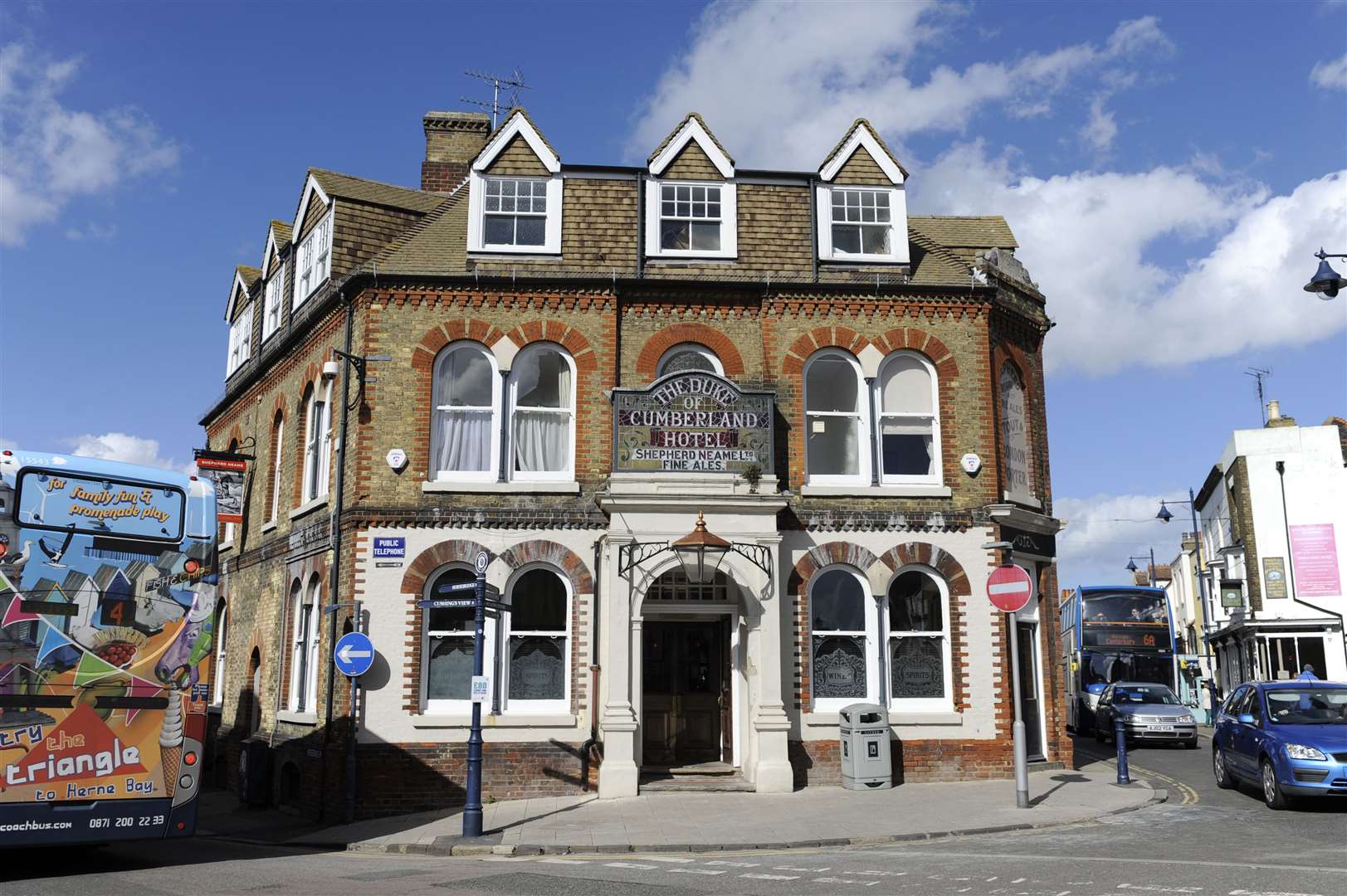 The attack happened outside the Duke of Cumberland pub in Whitstable