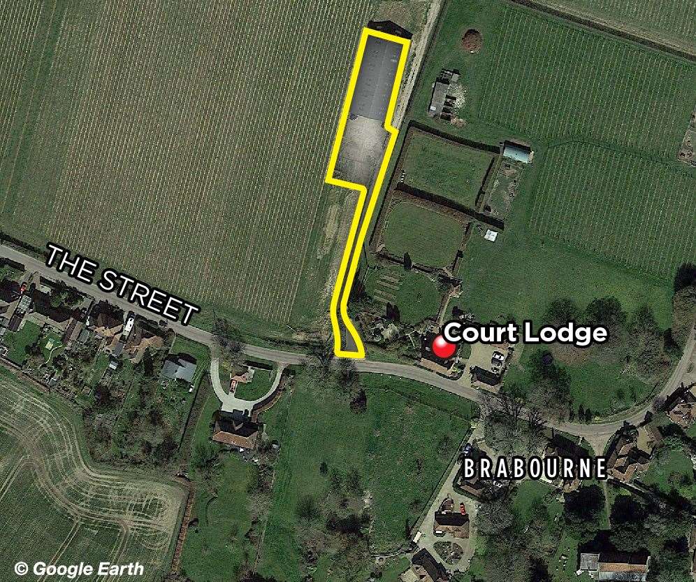 Location of the proposed distillery