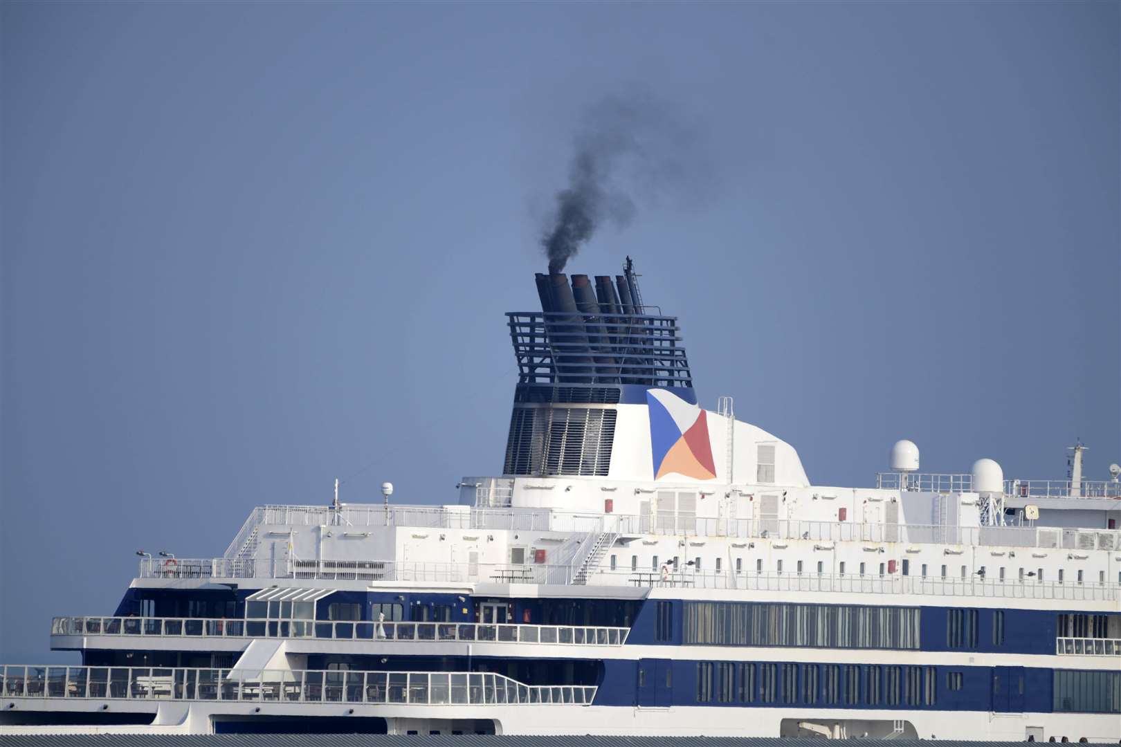 The three P&O boats, Spirit of Britain, Pride of Kent and Pride of Canterbury, moored in the port at Dover..Picture: Barry Goodwin