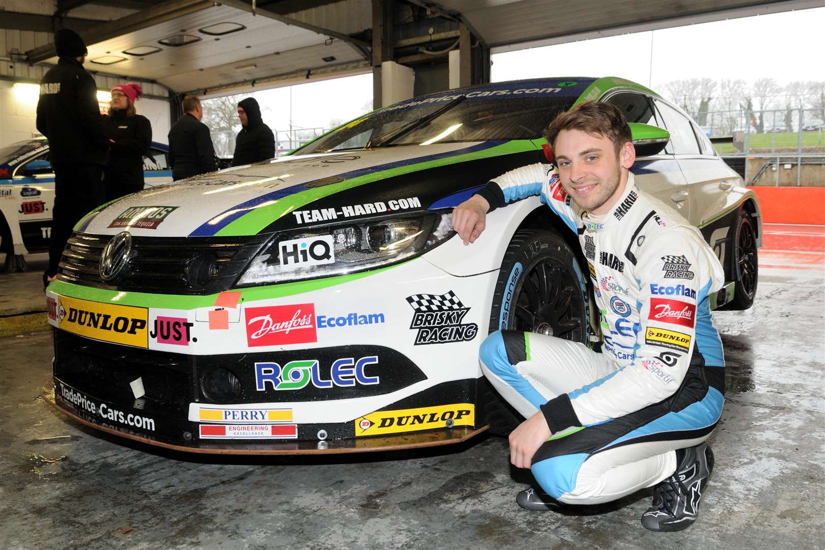 Hill at a recent BTCC test at Brands. Picture: Simon Hildrew