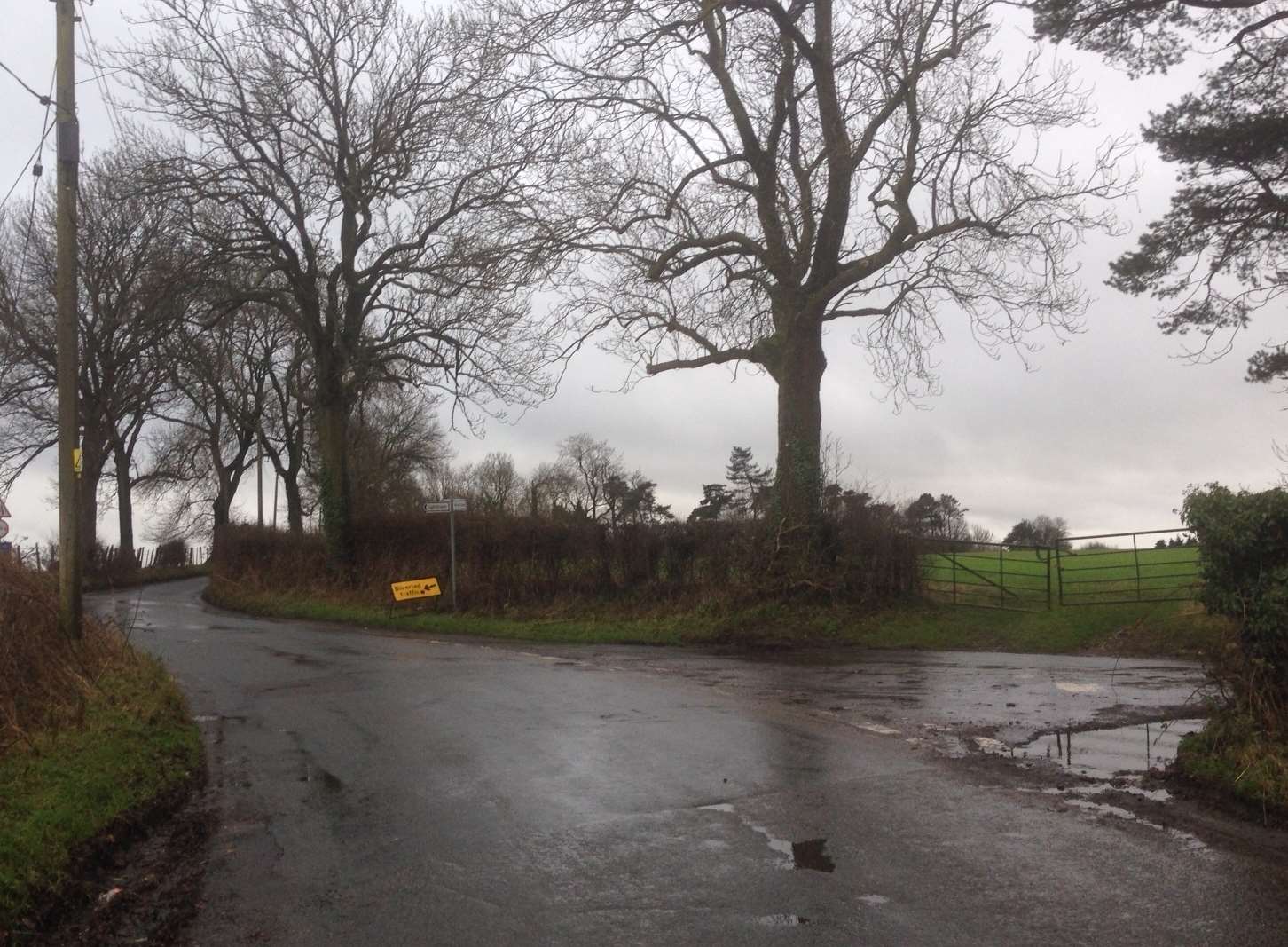 Mr Budd's body was found in Knock Mill Lane close to the junction with Terry's Lodge Road