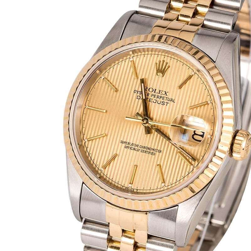 A Rolex watch was stolen. Stock image