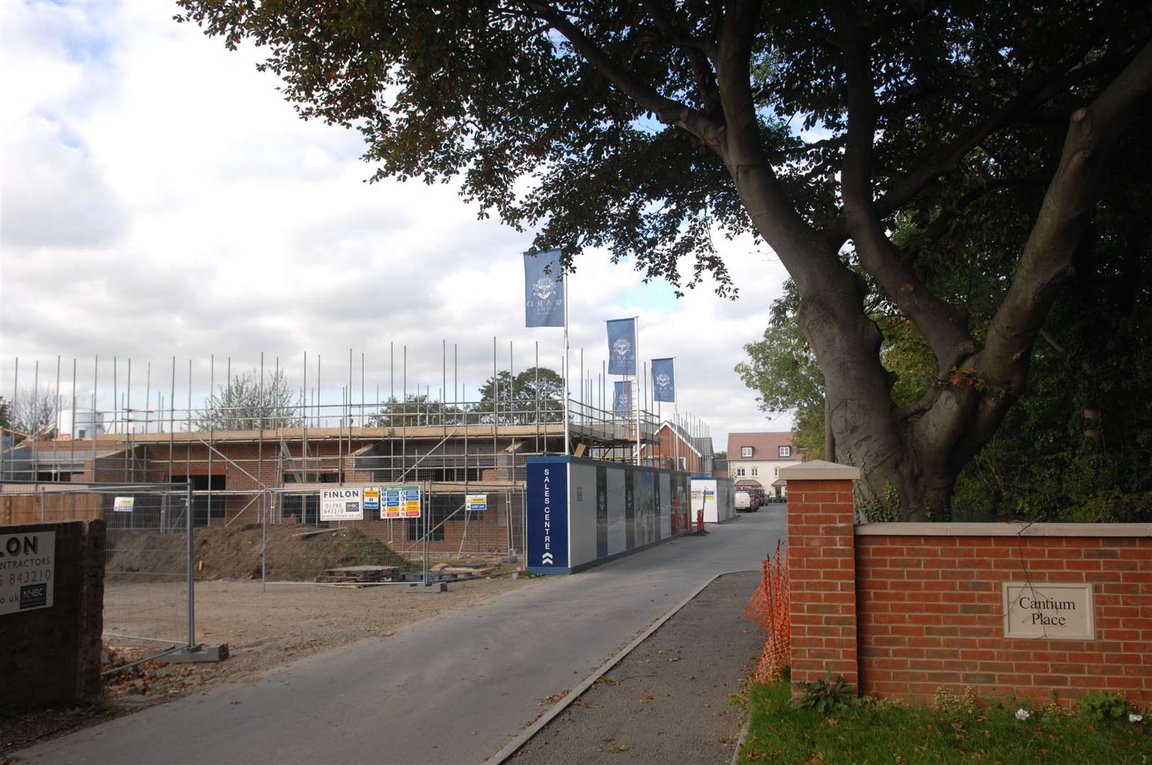 Cantium Place in Snodland, where Roman Coins were unearthed during construction. Picture: Matthew Walker