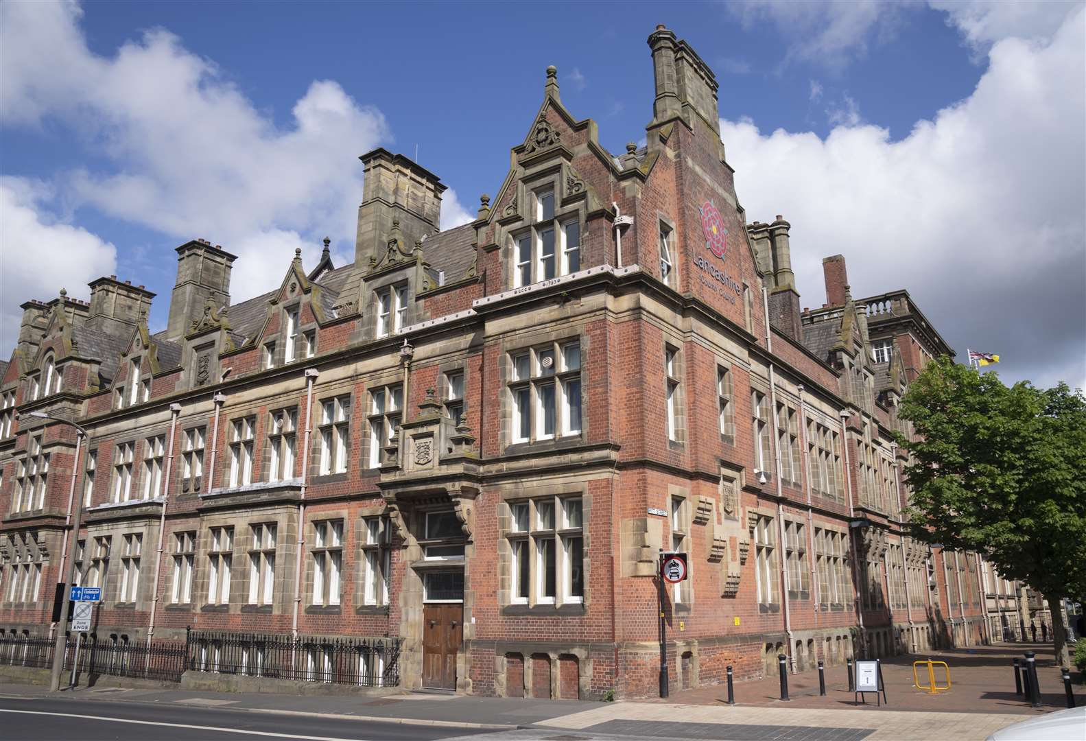 County Hall in Preston, Lancashire, on the first day of Ms Bulley’s inquest (Danny Lawson/PA)