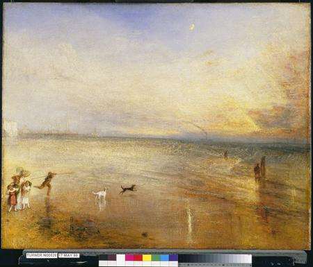 JMW Turner, The New Moon or, `I've lost My Boat, You shan't have Your Hoop exhibited 1840. Picture: Tate, London