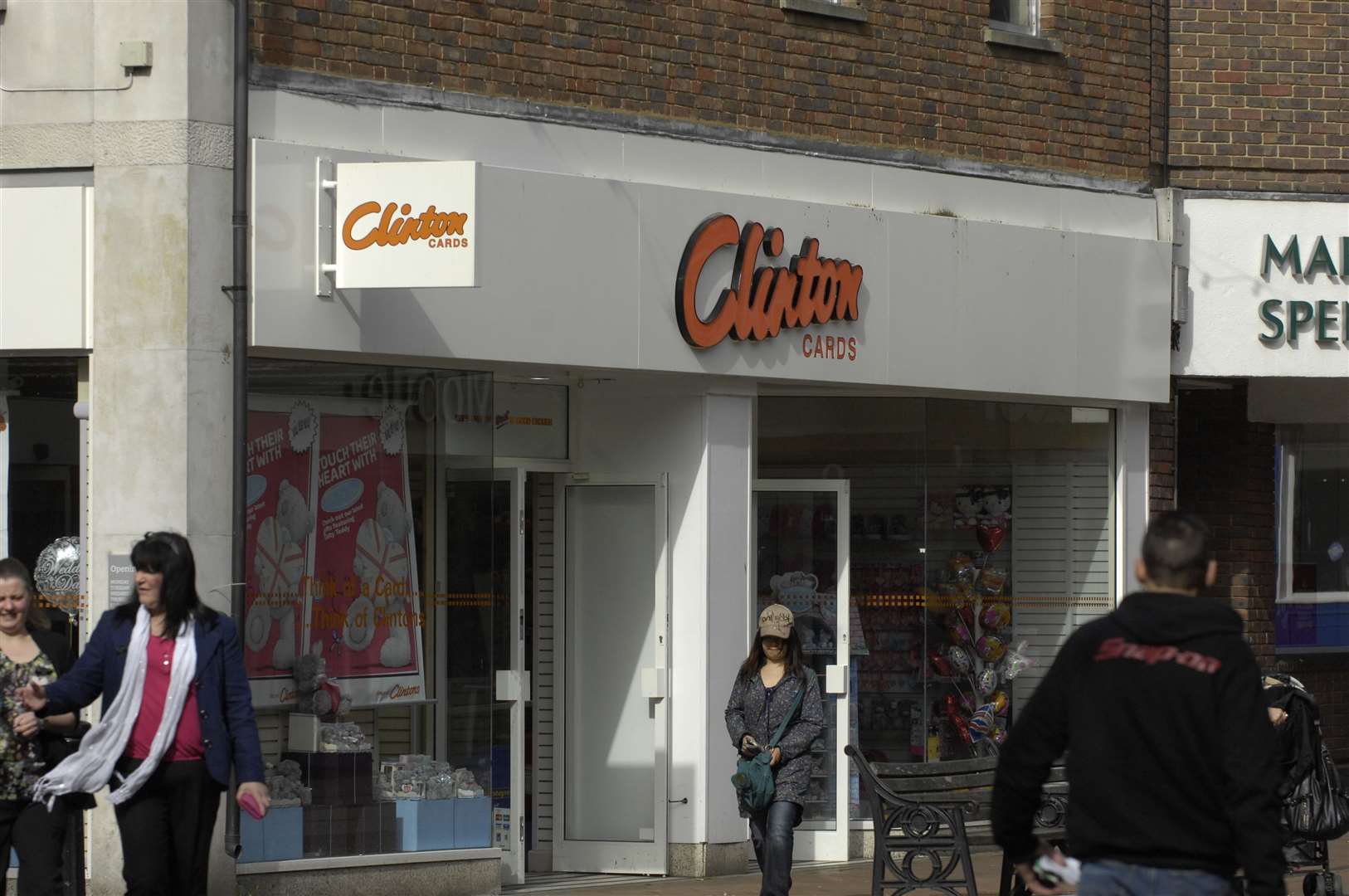Ashford lost its Clinton Cards store - pictured here in 2012 - three years ago