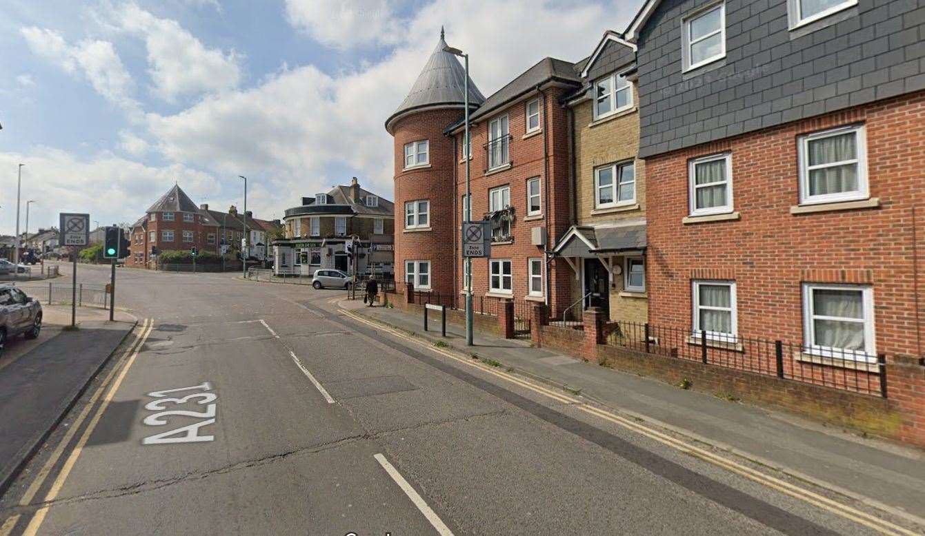 The accident happened near the junction of Gillingham Road and Duncan Road. Picture: Google Maps