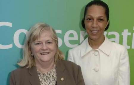 Solicitor Helen Grant, right, with Ann Widdecombe. Picture: GRANT FALVEY