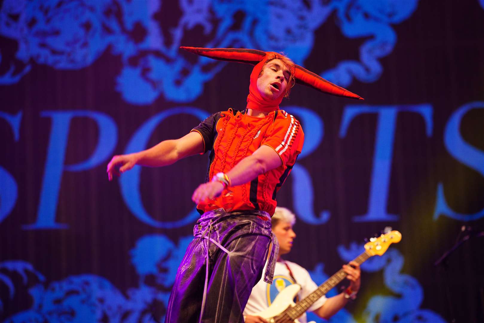 English rock band Sports Team performed on the John Peel stage on Sunday afternoon (Ben Birchall/PA)