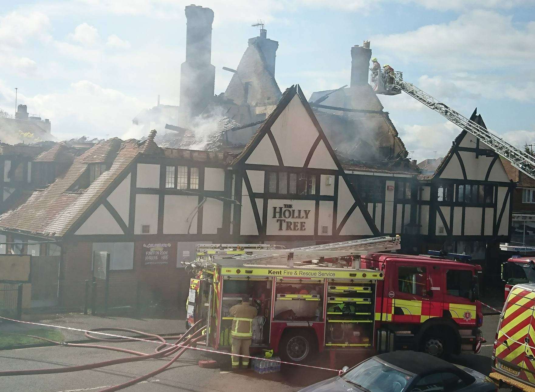 The charred remains. Picture: Lee Solly