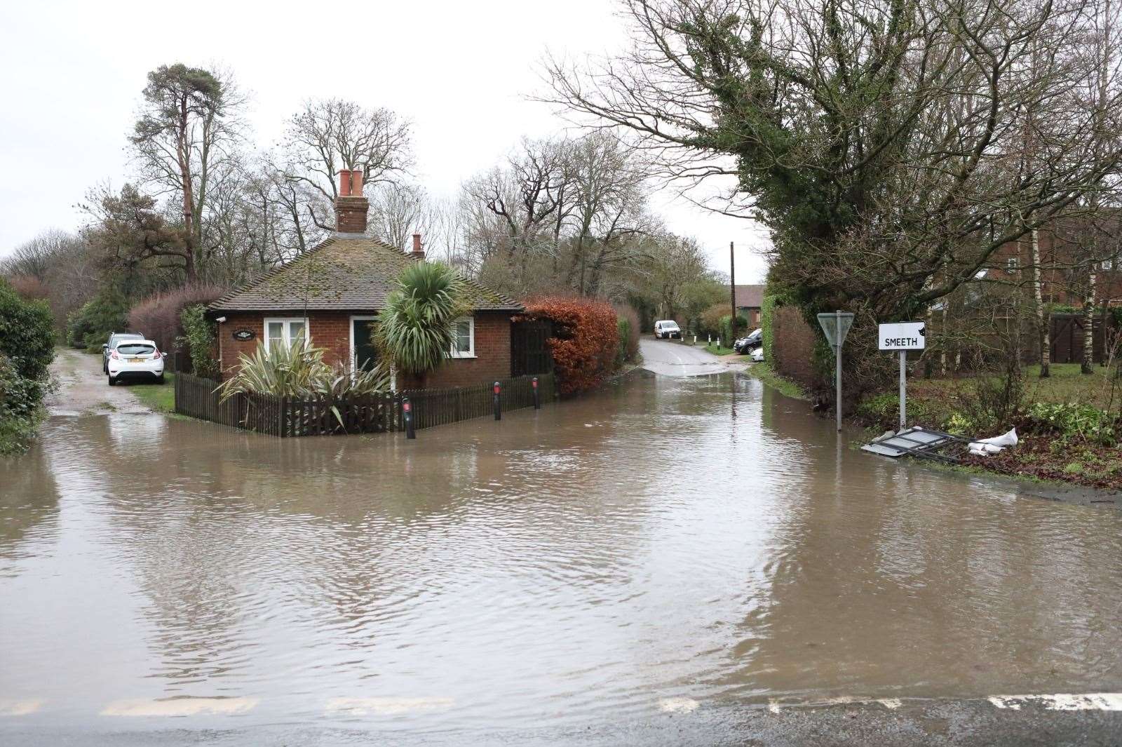 Roads near riversides across Kent could be hit by flooding. Archive picture: UKNIP