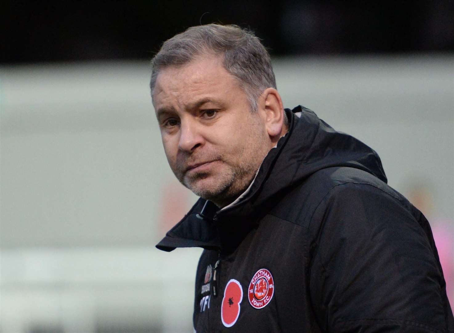 Chatham manager Kevin Hake. Picture: Chris Davey