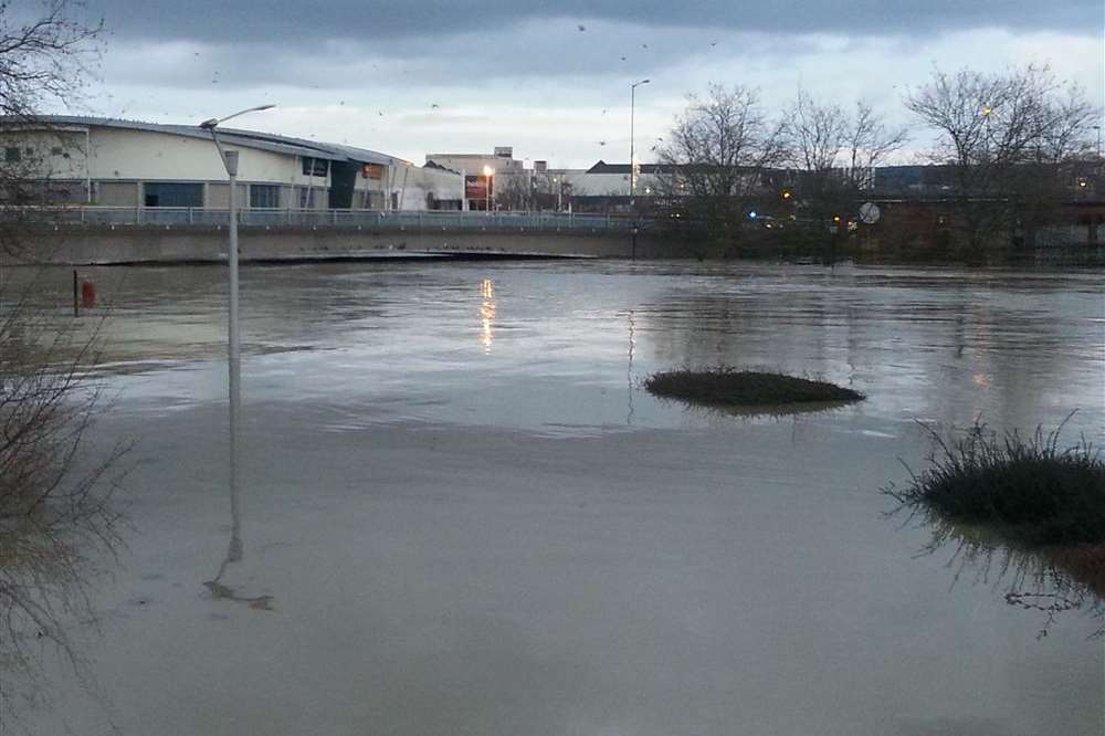 High river levels in Maidstone