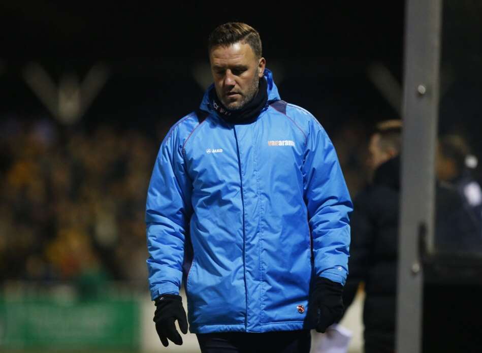 Maidstone boss Jay Saunders Picture: Andy Jones