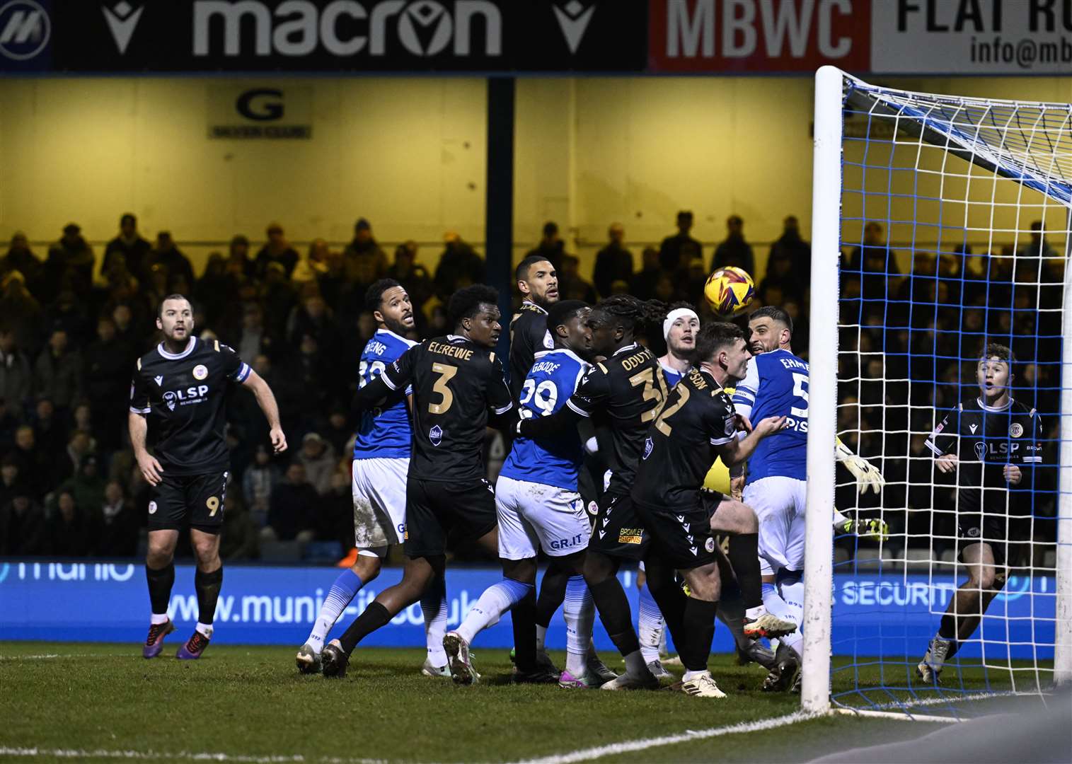 Gillingham lost 3-0 at home to Bromley in Mark Bonner’s last game in charge Picture: Barry Goodwin