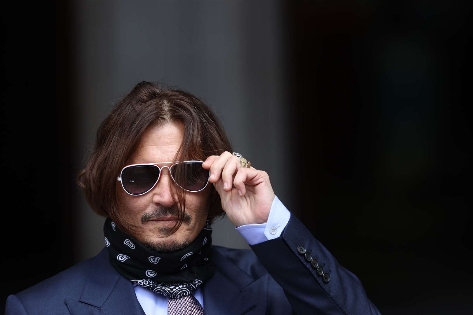 Johnny Depp at the High Court (Yui Mok/PA)