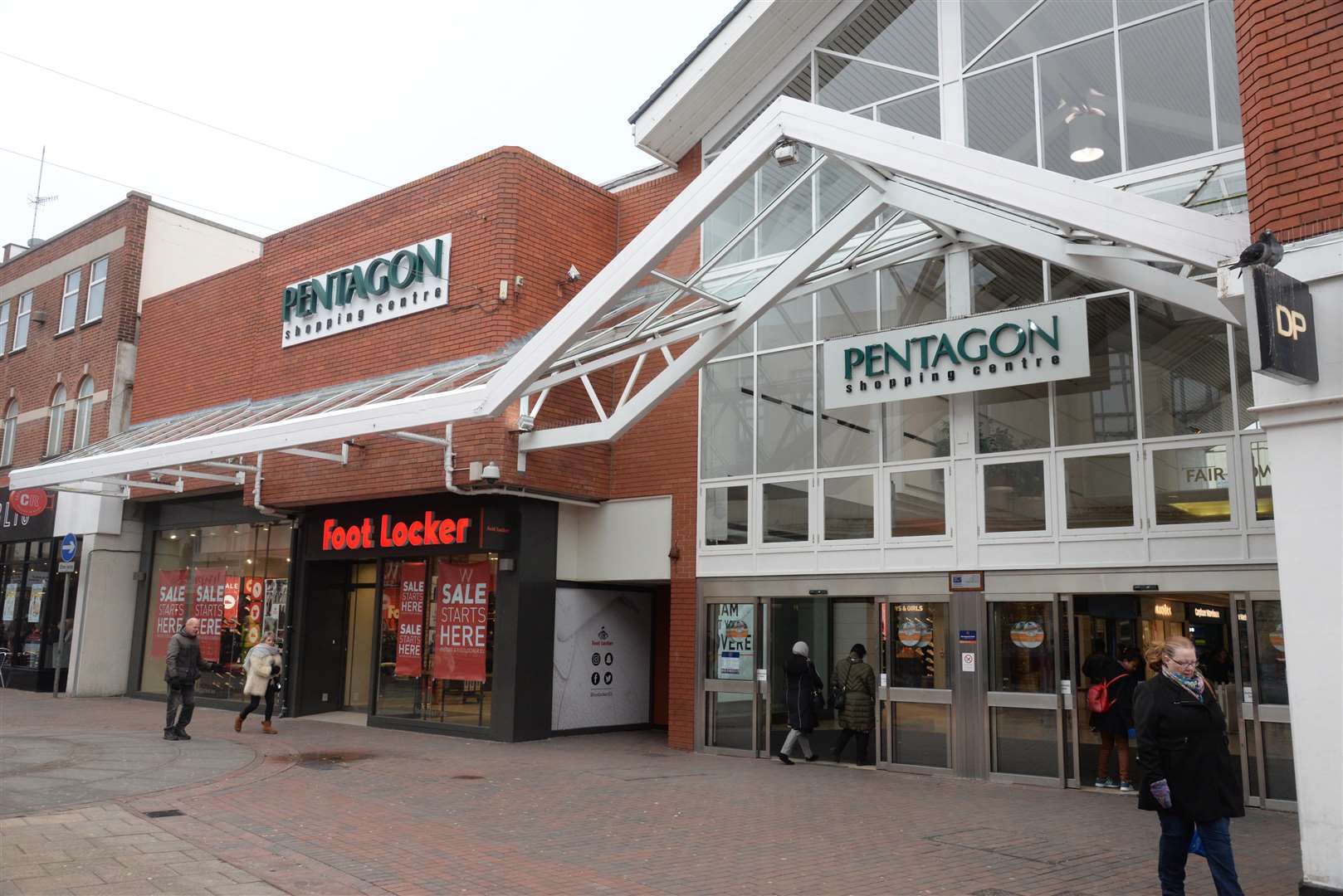 The Pentagon, Chatham High Street entrance