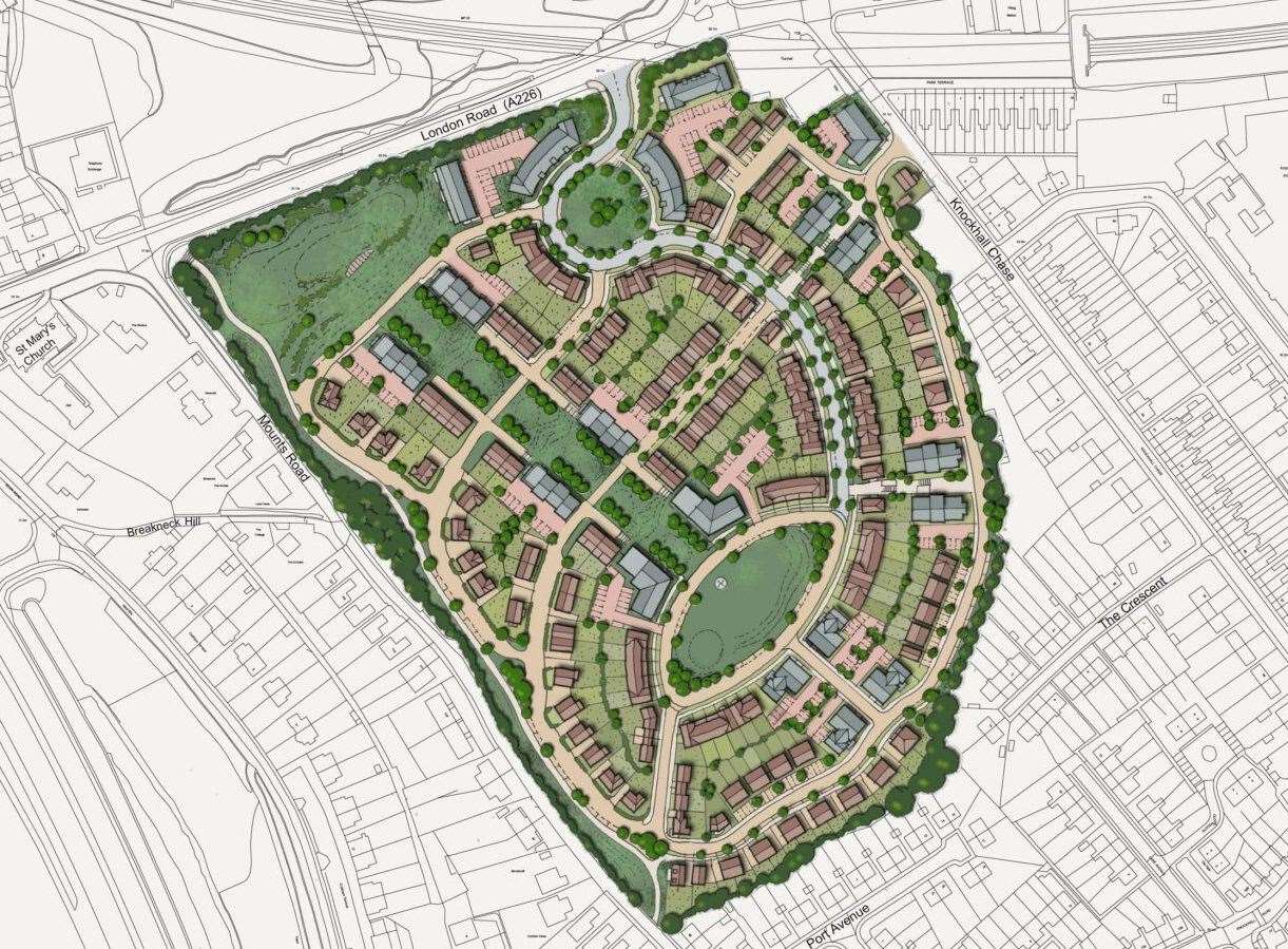 A masterplan of the proposed development. Picture: PMG Regeneration