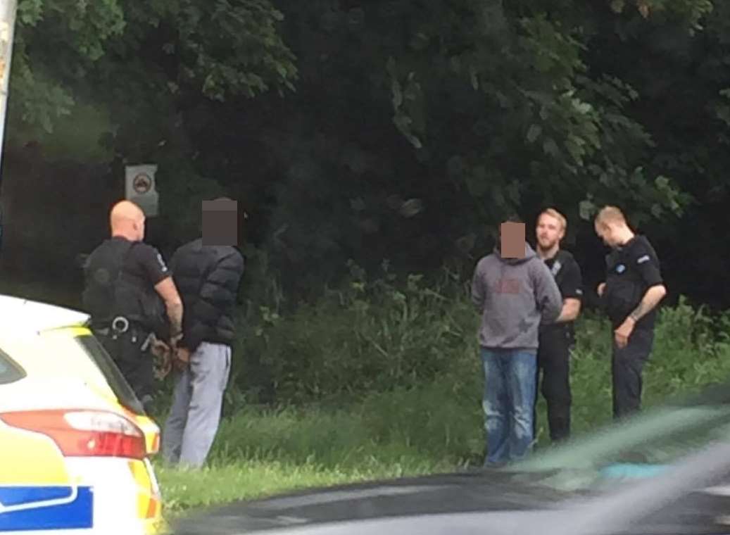 Two teenagers were arrested. Picture: Kristina Shannon