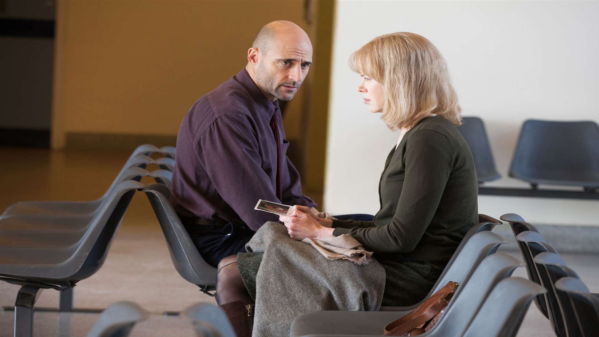 Before I Go To Sleep, with Nicole Kidman as Christine Lucas and Mark Strong as Dr Nash. Picture: PA Photo/Studio Canal