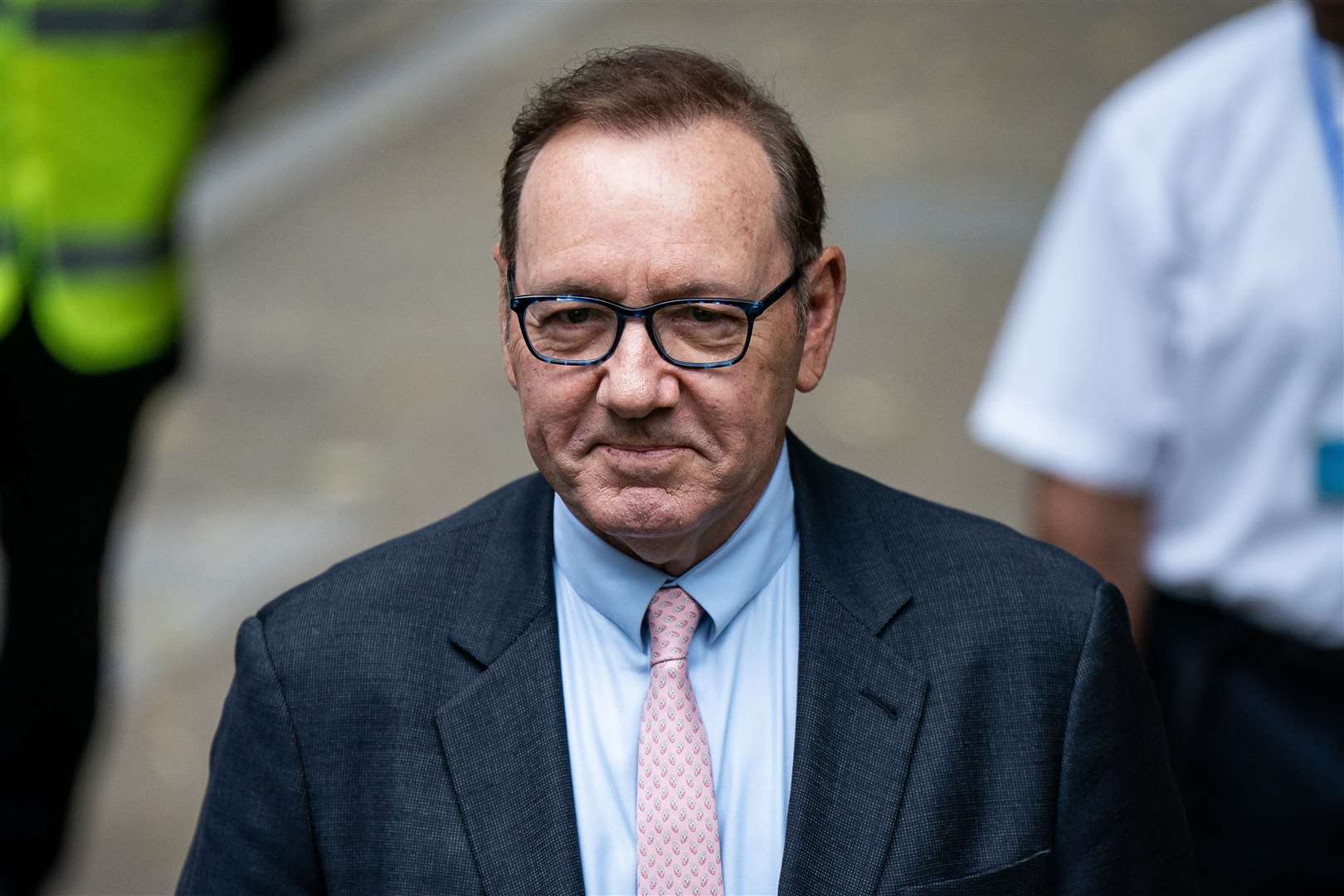 Actor Kevin Spacey arrives at Southwark Crown Court