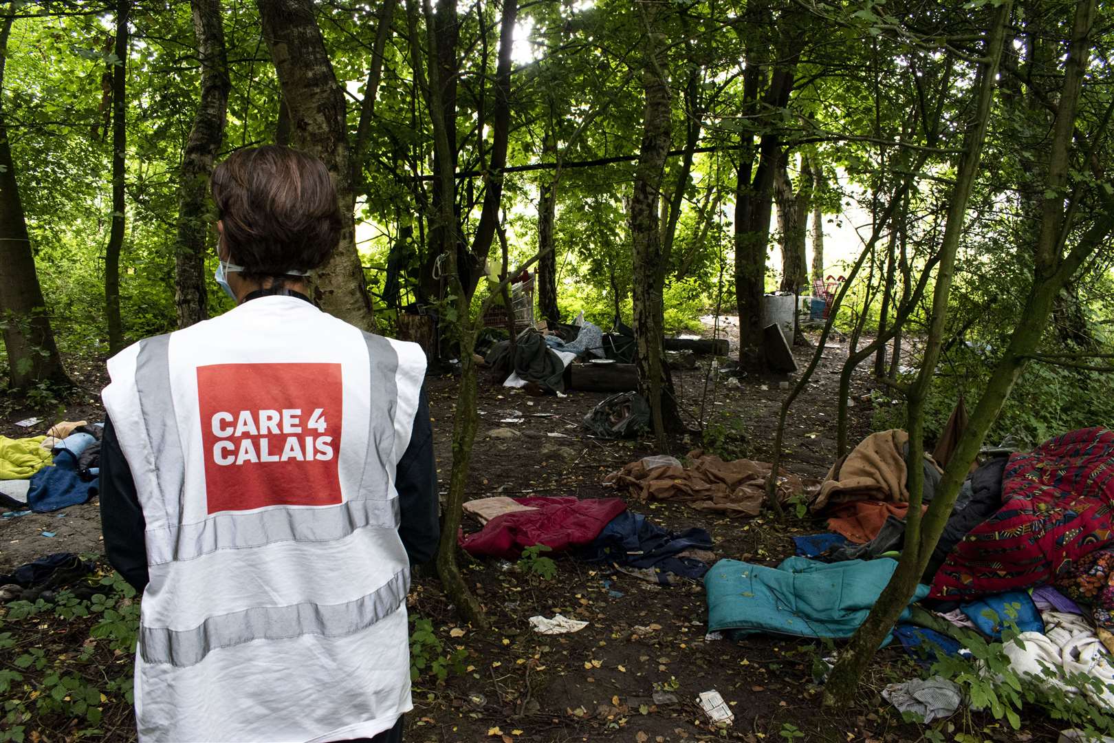 Aid workers criticised the police tactics used (Charlie Ermine/PA)