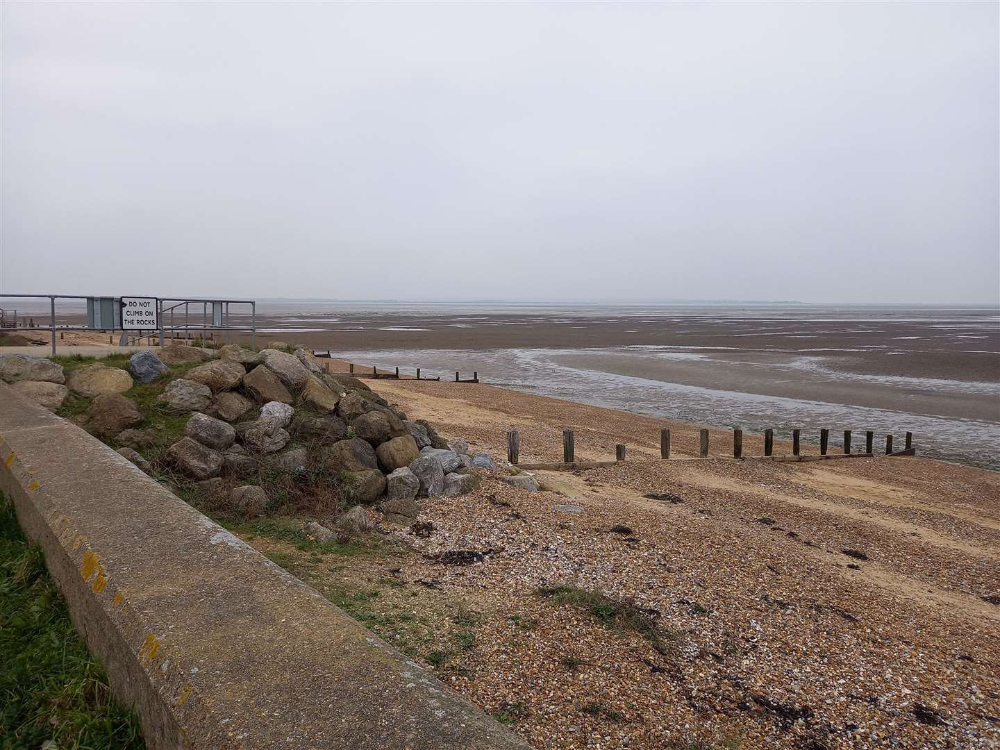 Seasalter beach is good for a quick walk