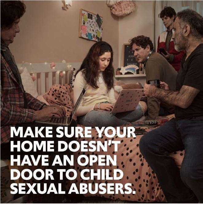 An image from the Home Truths campaign by the Internet Watch Foundation (Internet Watch Foundation/PA)