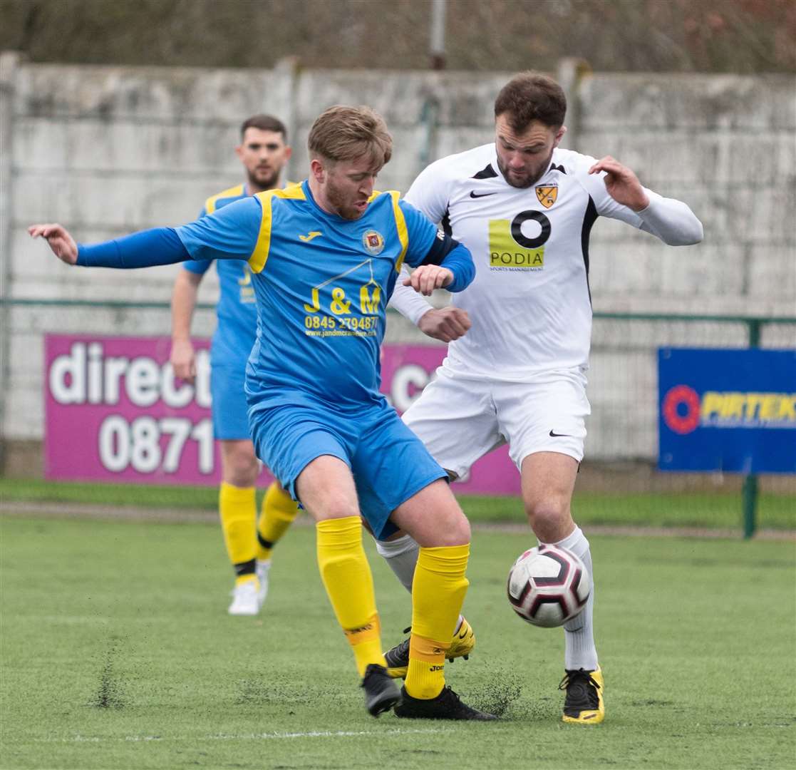 Action from Kennington's 7-0 friendly win over Tenterden Picture: Paul Davies