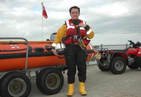 MICHAEL DOWDEN: " The lifeboat team are a great bunch to work with and have been so welcoming..."