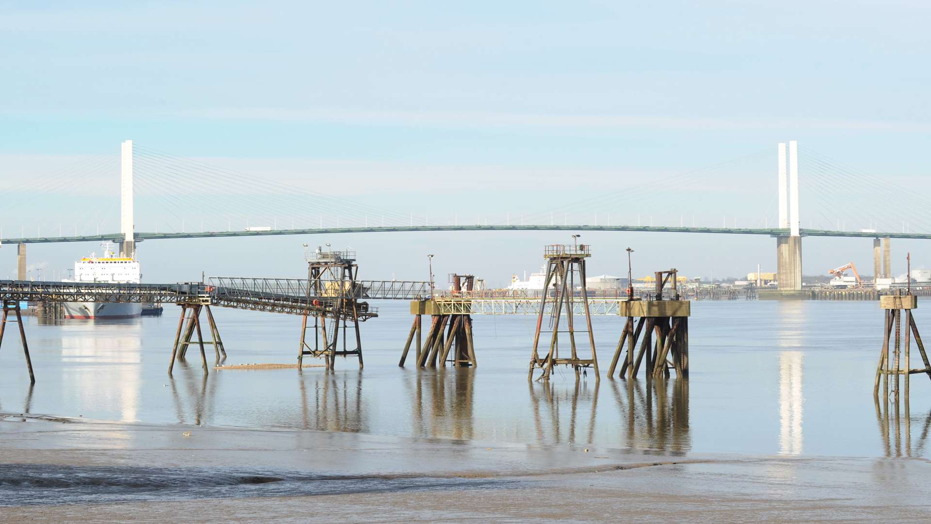 The QE II Bridge at Dartford