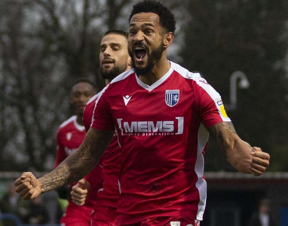 Jordan Roberts doubled up at Rochdale and had a chance to score three Picture: Julian Hart