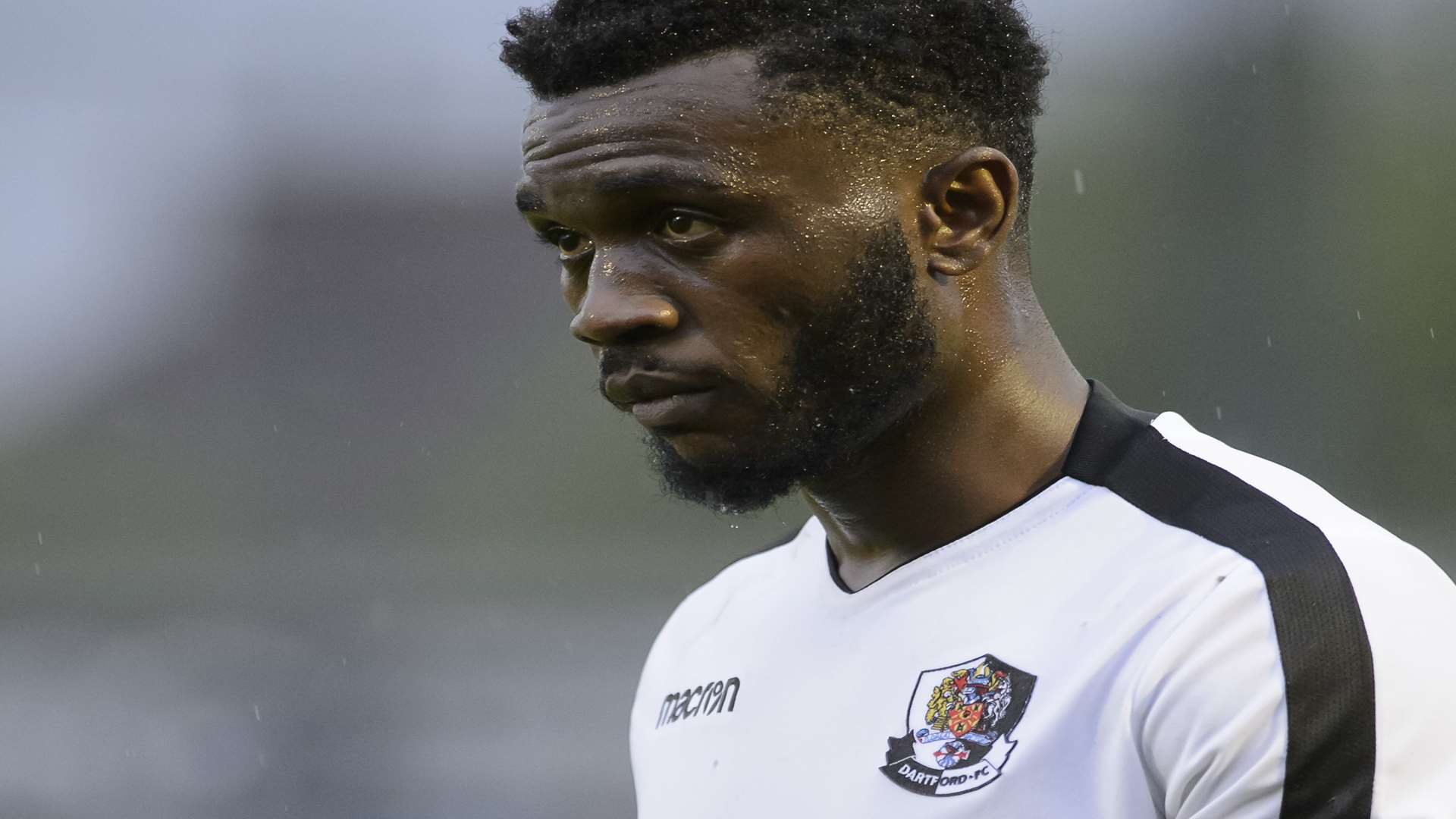 Dartford striker Warren Mfula Picture: Andy Payton