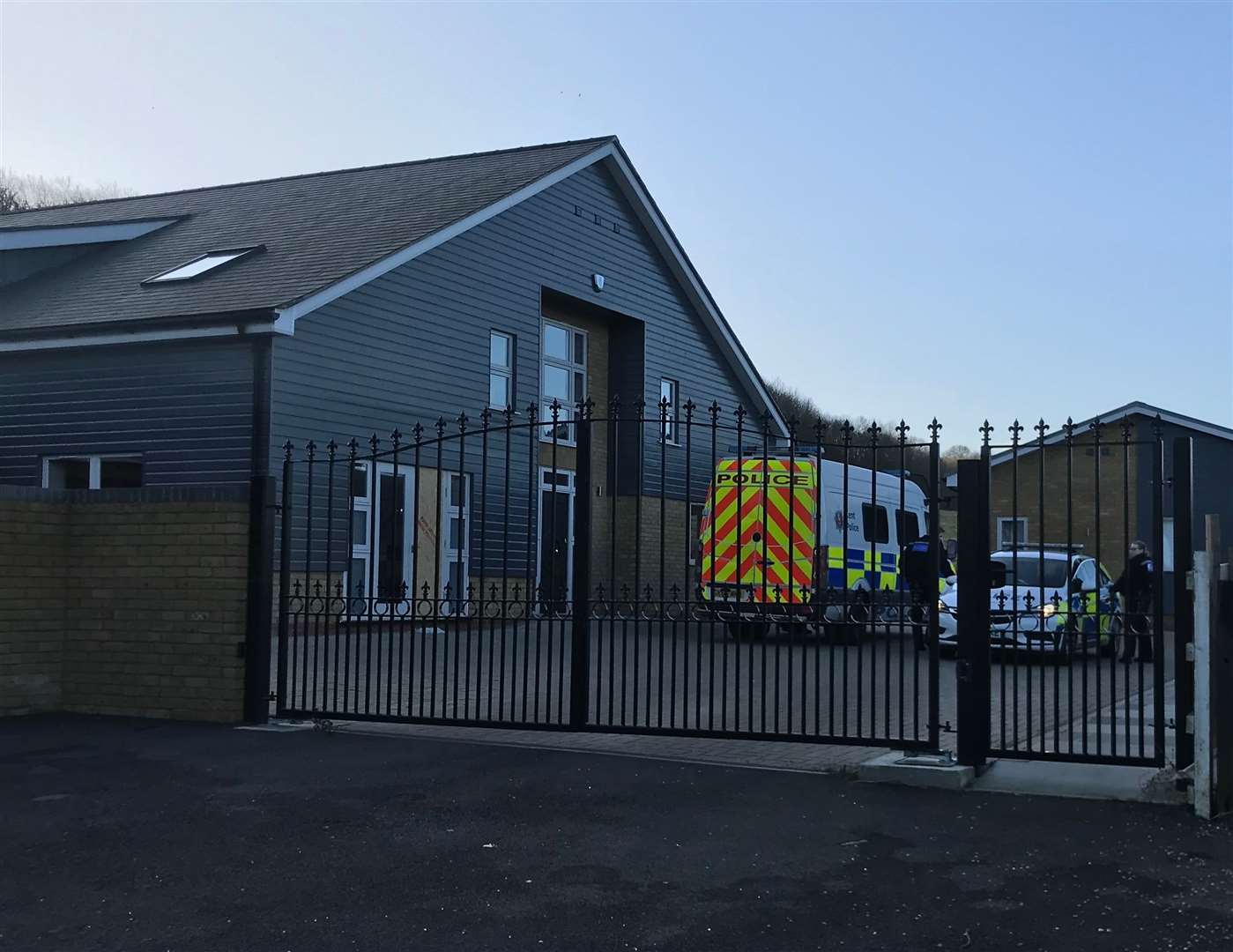 Police attended the shooting in Ifield Road, Shorne, earlier this year