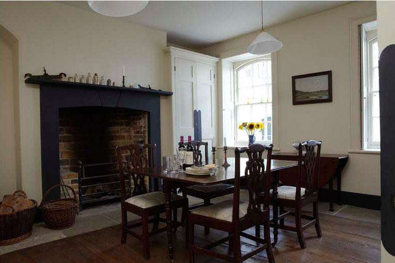 Inside one of the houses in Naval Terrace, Sheerness - showing how the Georgian properties can be restored