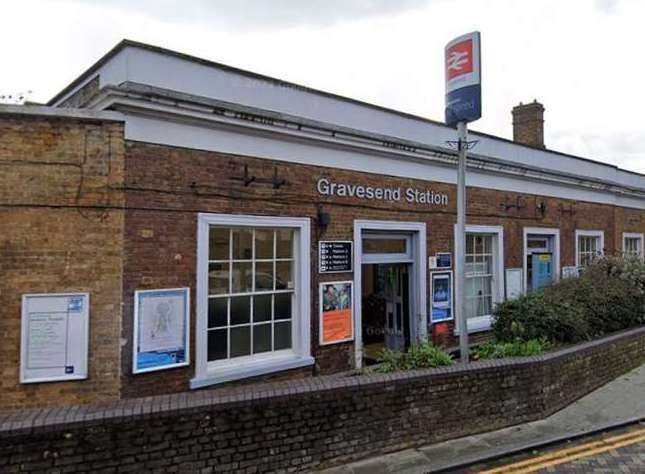 The incident happened close to Gravesend Railway Station