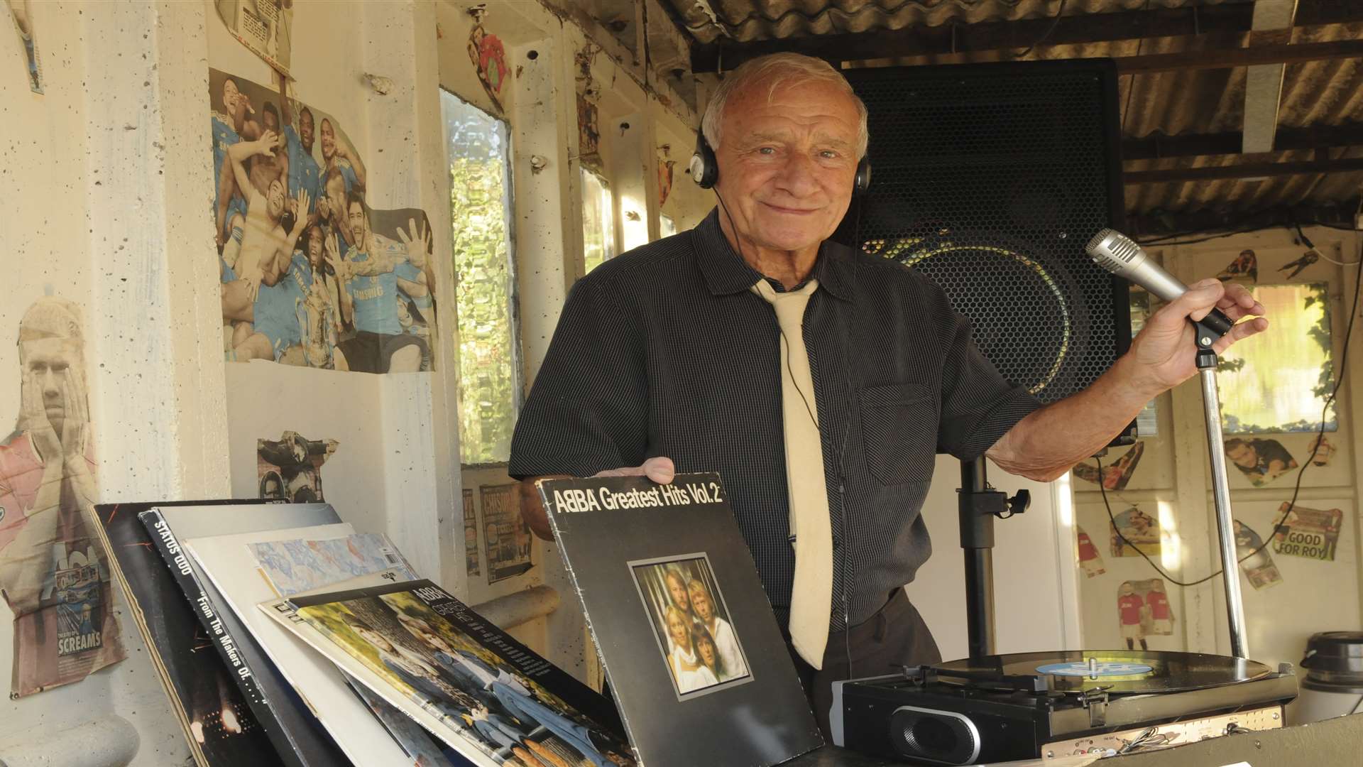 Bobby Ball at home in Cuxton.