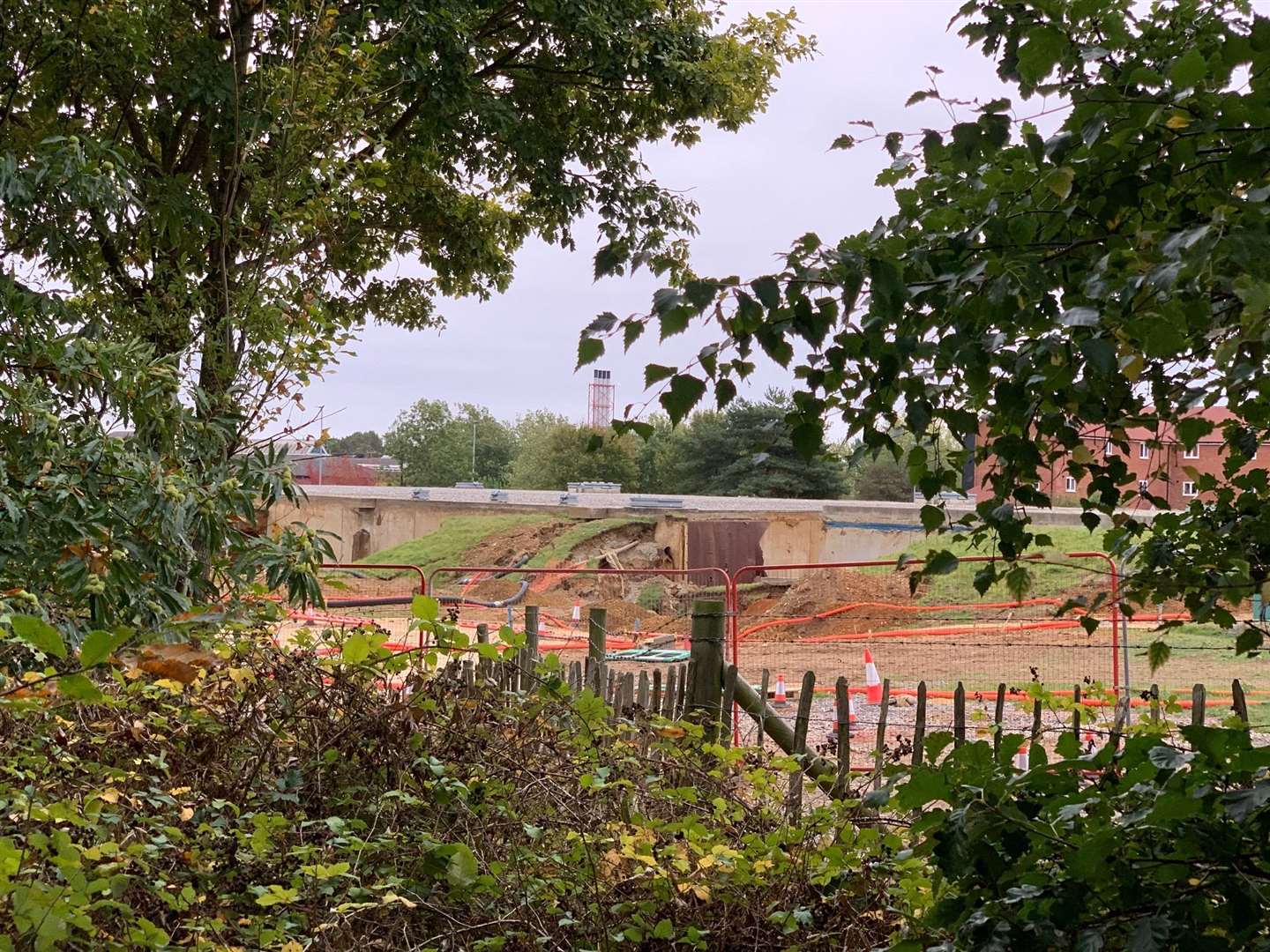 Sinkholes have appeared in Barming near Maidstone