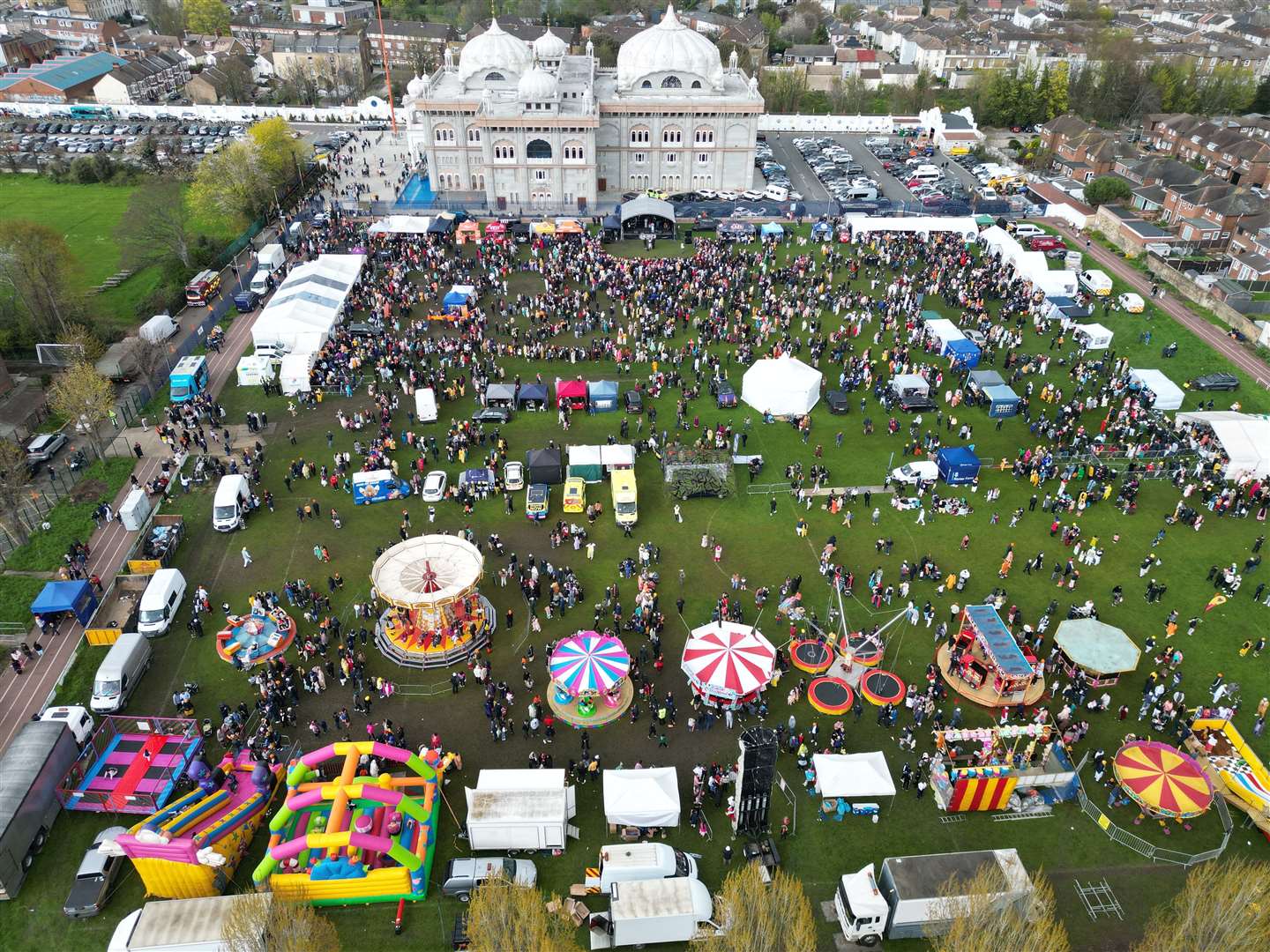 There will be a religious festival, Dharmic Mela, at the gurdwara after the procession. Picture: Jason Arthur