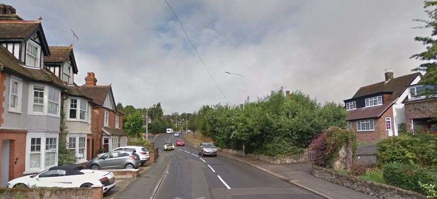 The A261 London Road in Hythe. Picture: Google Street View (10514971)